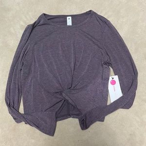 Cropped Yoga Shirt
